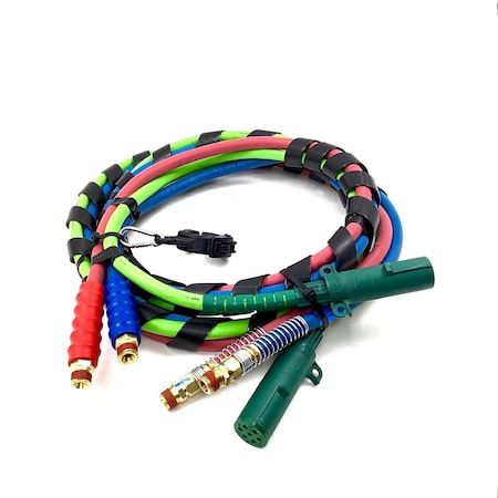 Phillips Hose Assy, Abs Elect And Air, 3-In-1, 12 In., Quick-Change Plugs 30-2154